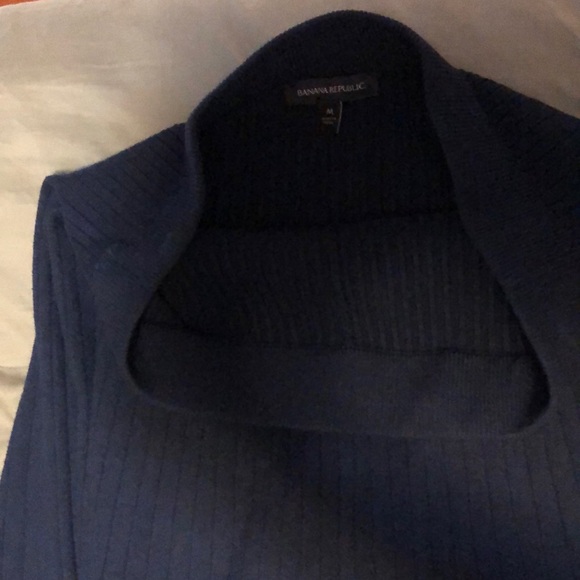 Banana Republic Pleated Midi Skirt - Navy Size M - Picture 4 of 7